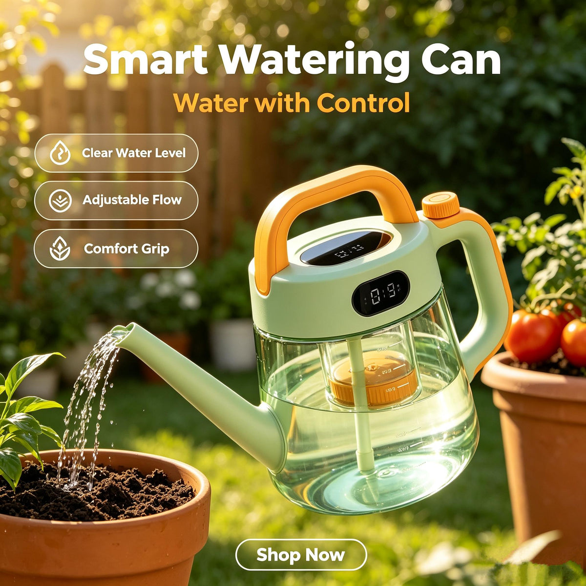 🌹HUMMERRS Smart Watering Can, Indoor Plants, Garden and Outdoor Use
